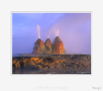 Fly geyser, Black rock desert, Nevada