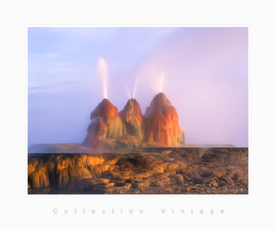 Fly geyser, Black rock desert, Nevada