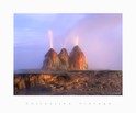 Fly geyser, Nevada, usa