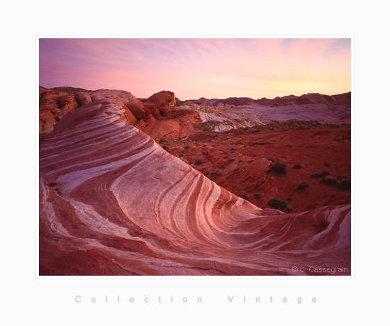 Rainbow Wave, Valley of Fire, Nevada (Zebra Wave)