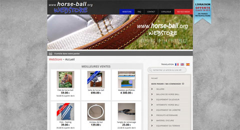 Horse Ball WebStore